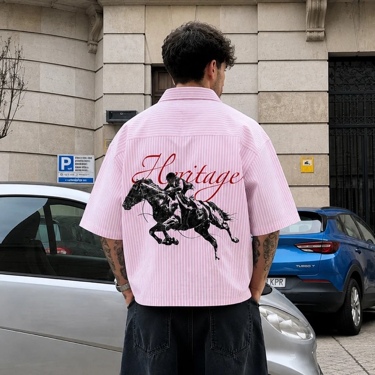 Heritage shirt worn on the street